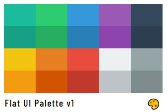 Palettes | Flat UI Colors 🎨 280 handpicked colors ready for COPY & PASTE